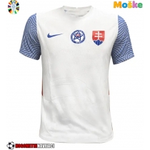 Moške Nogometnih dresov Slovaška Gostujoči EP 2024 Kratki rokavi